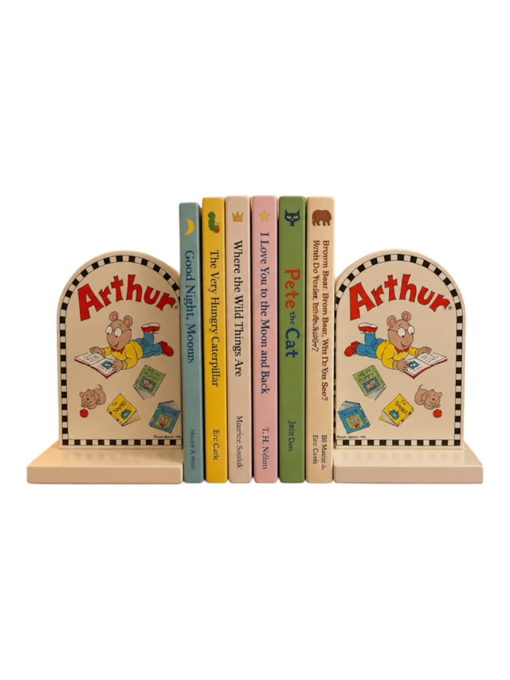 ✨Vintage 1996 Marc Brown’s Arthur Wood Bookends✨
